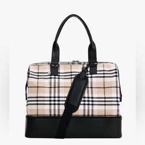 BEIS Weekender in Limited Edition Plaid